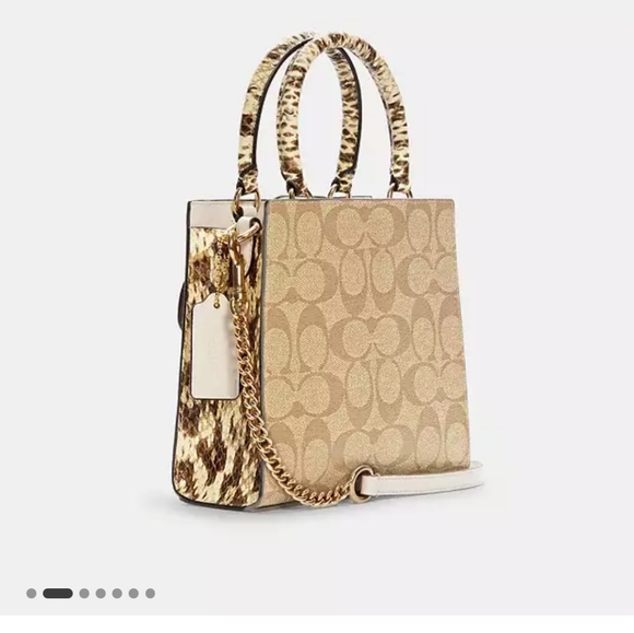 Coach Mini Pepper Crossbody In Signature Canvas - Picture 2 of 6